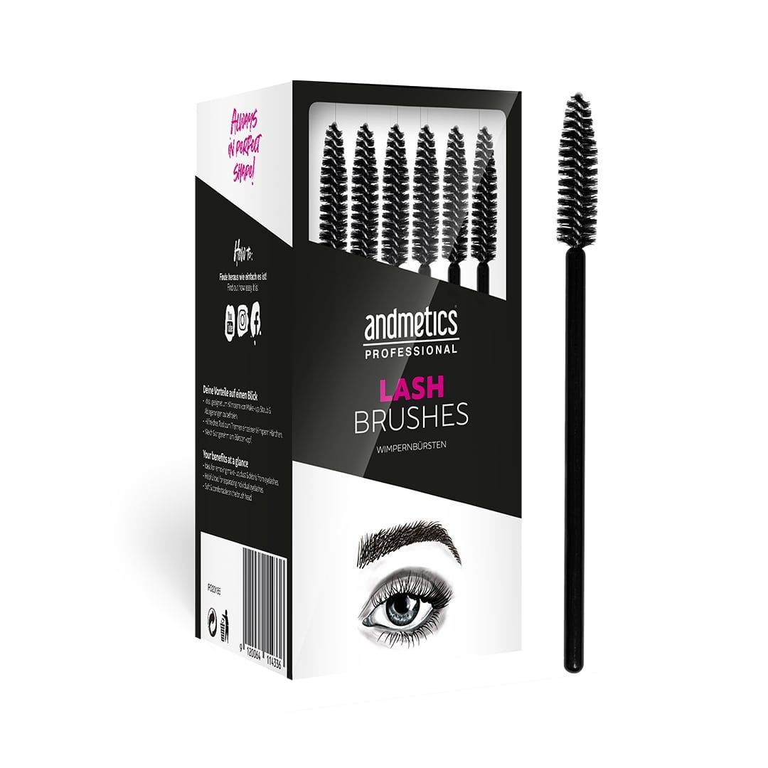 Bryn og vipper_Andmetics Lash Brush 80 - Youth.no