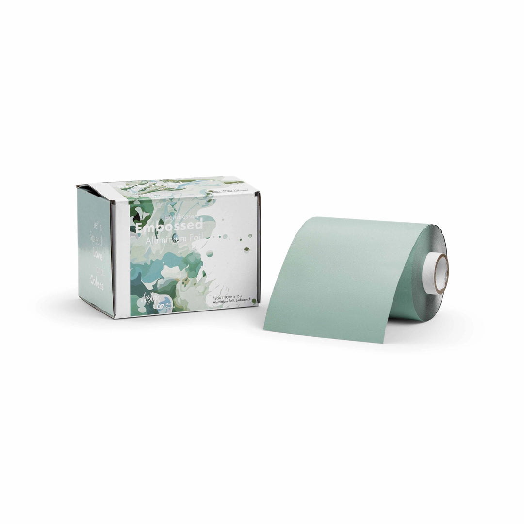 Diverse_Embossed Aluminium Foil - Mint Green 100m - Youth.no
