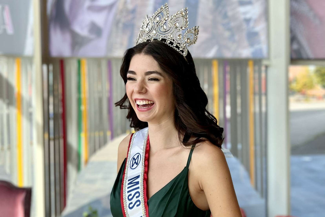 Miss world smiling