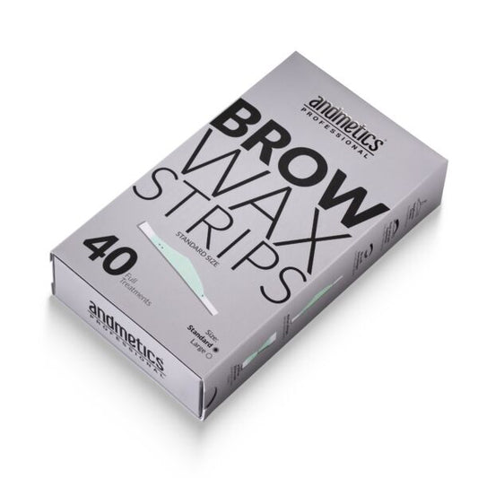 Andmetics Brow  Wax Strips standard 40