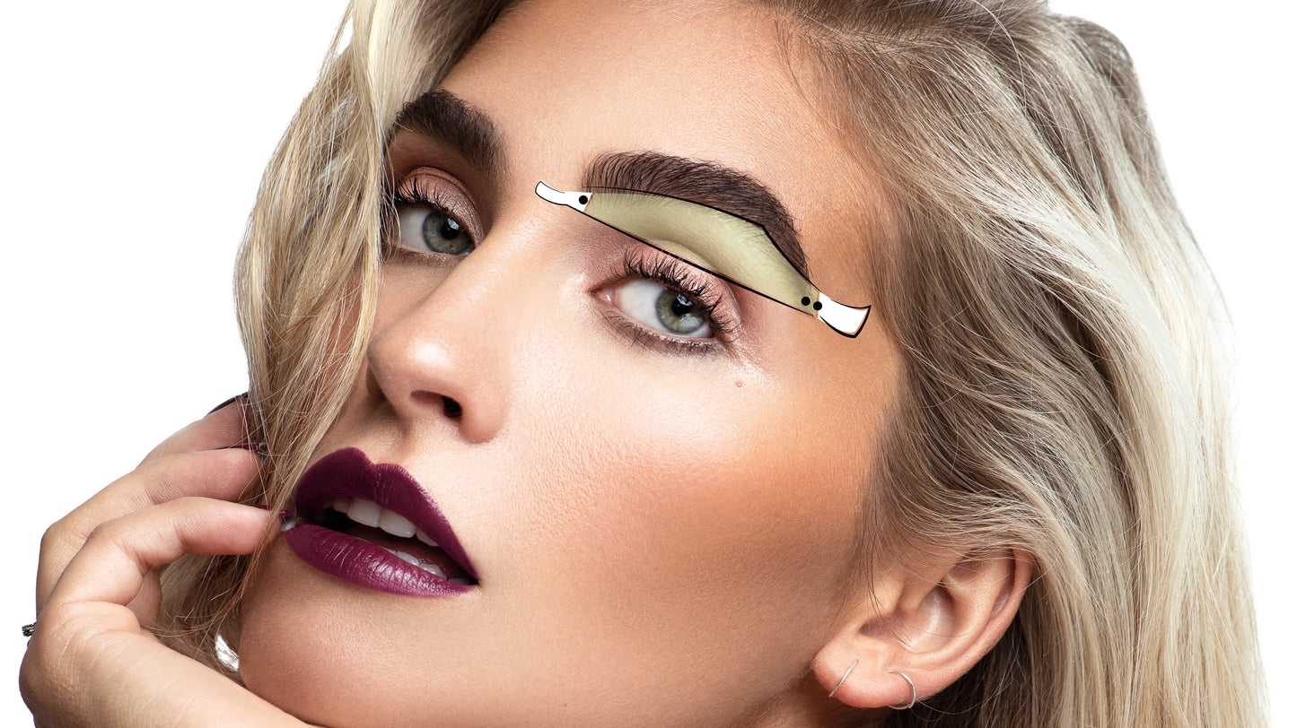 Brow  Wax Strips Women Professional 10