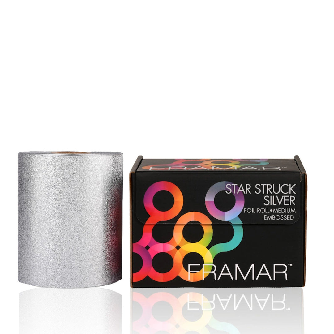 _Framar embossed roll medium star struck silver - Youth.no
