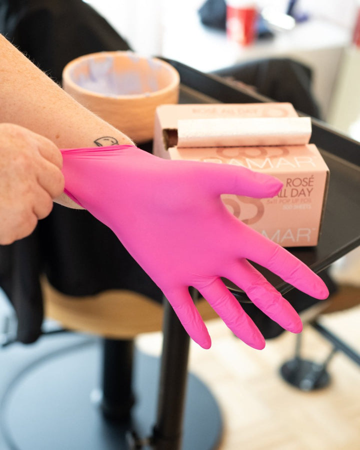 Diverse_Framar Pink Paws Nitrile Gloves - Youth.no