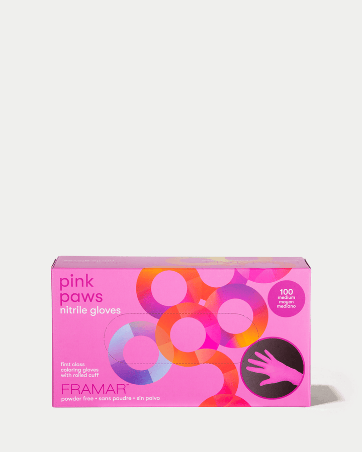 Diverse_Framar Pink Paws Nitrile Gloves - Youth.no
