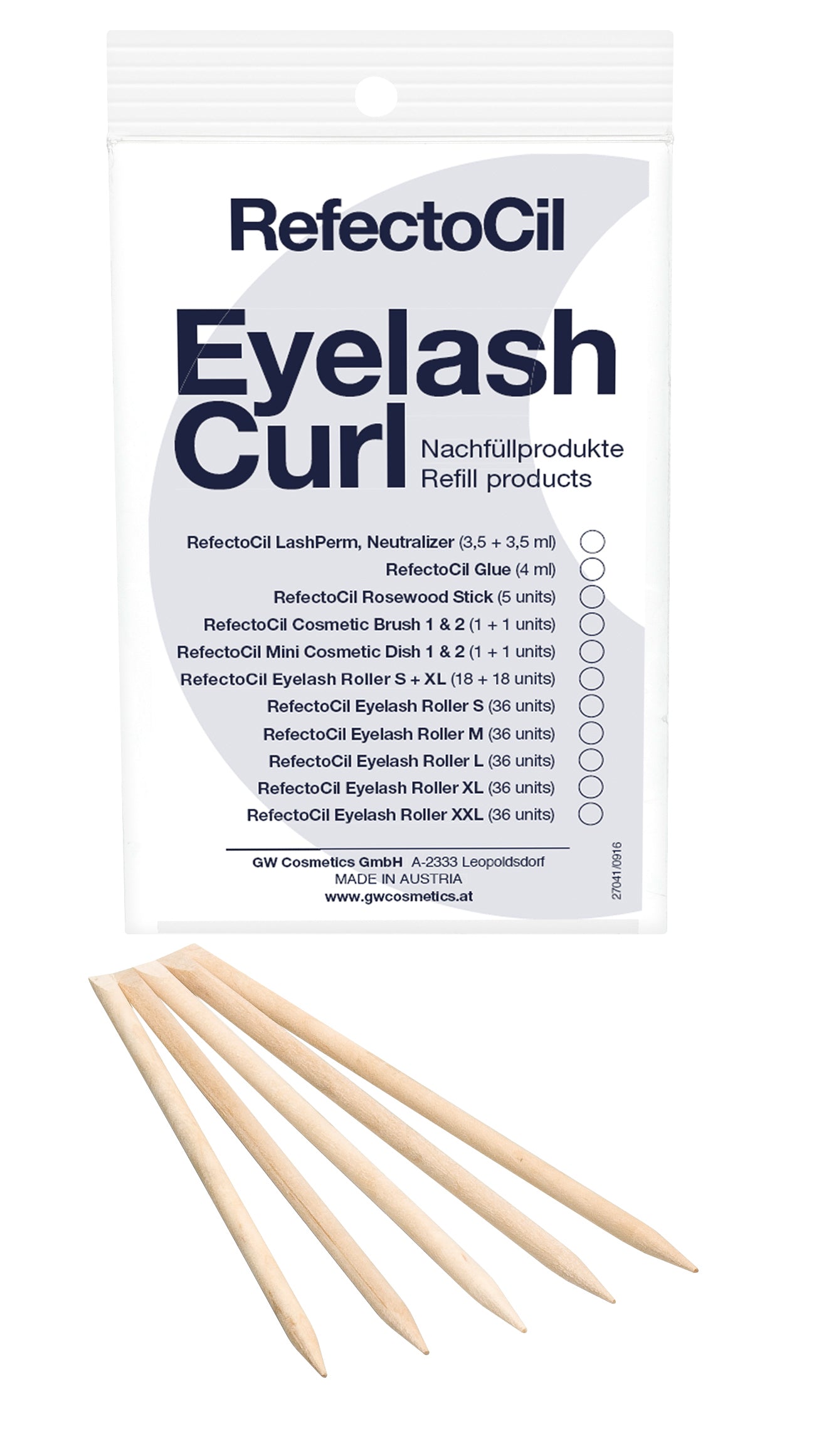Refectocil eyelash curl/lift Rosewood Stick